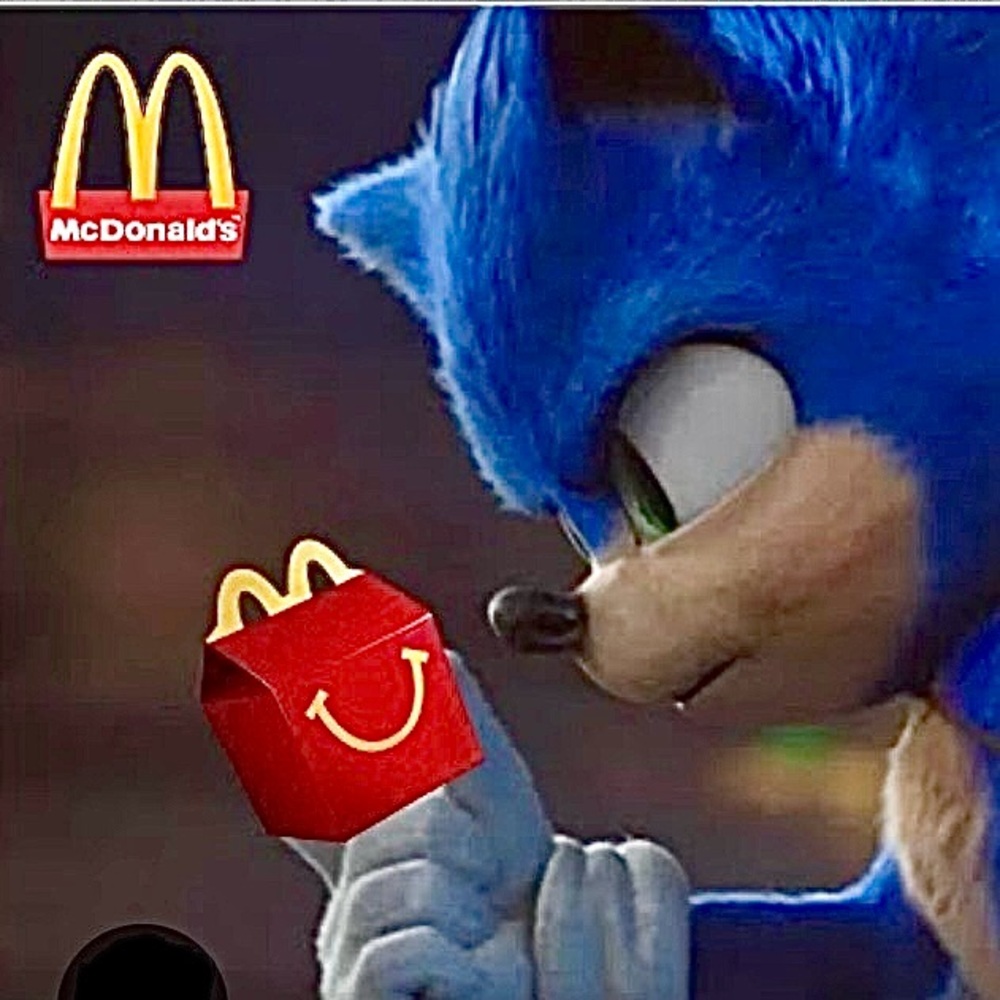 Sonic 2 The Hedgehog McDonald's Happy Meal Rev-Up Toy #3 Sega Sealed Perfect New